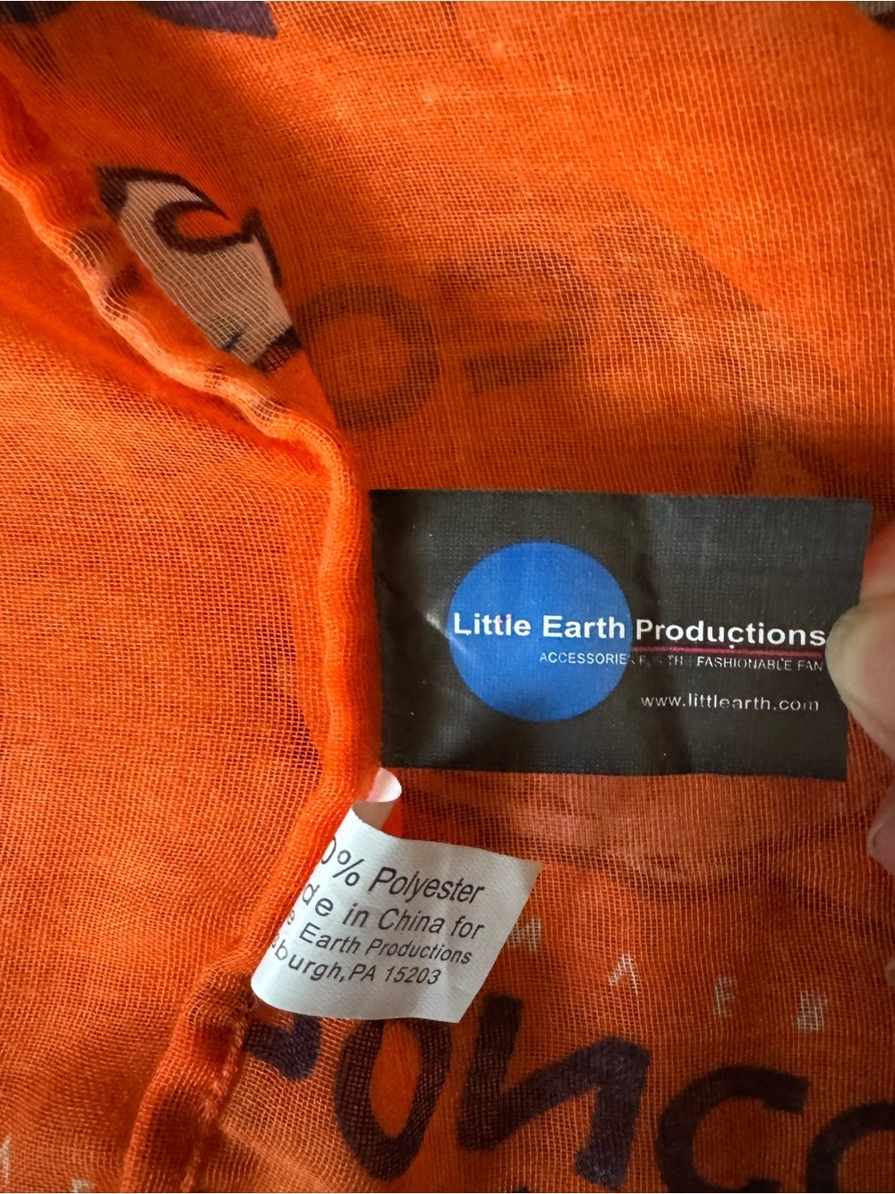 Little Earth Productions Denver Broncos Orange Infinity Scarf - Picture 4 of 4